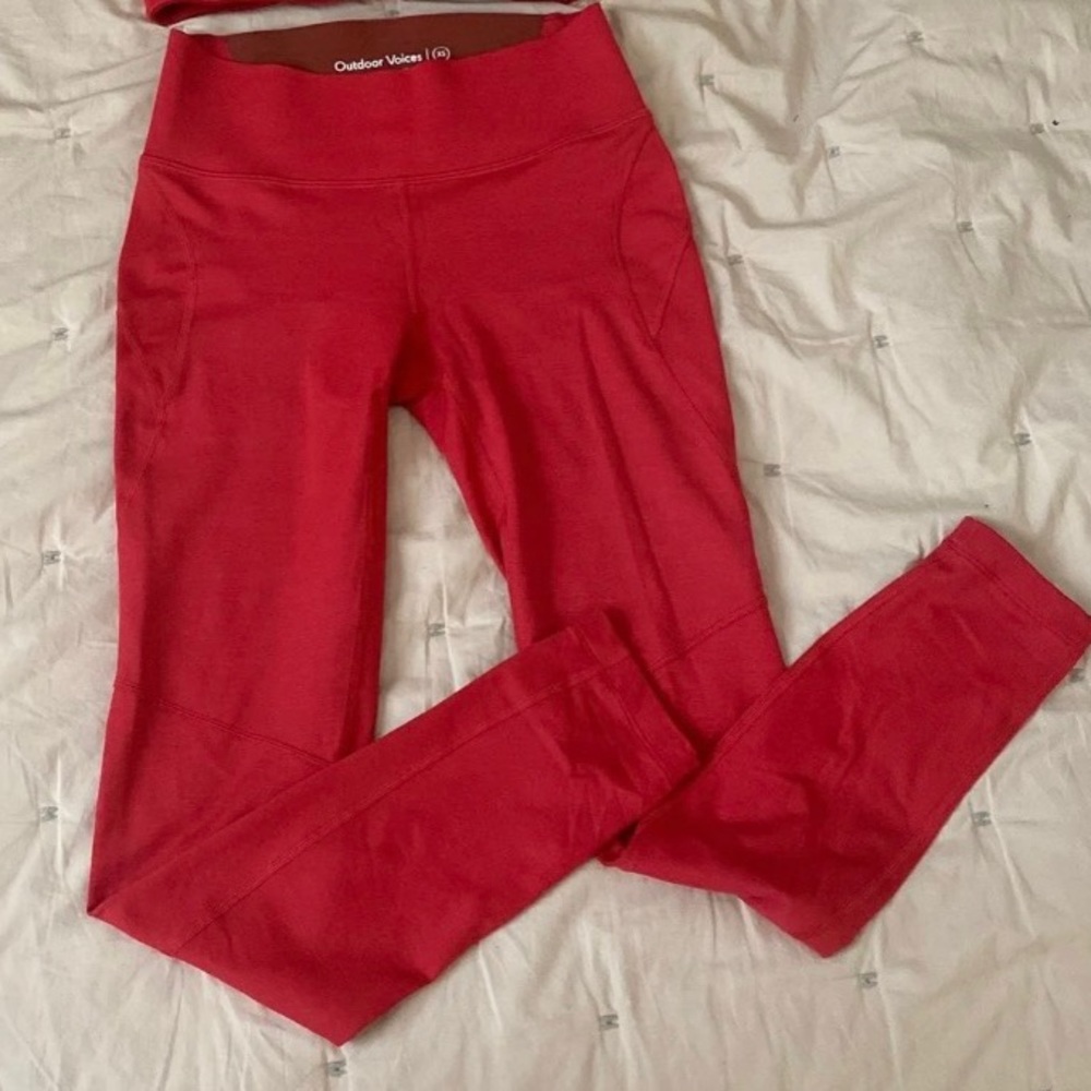 Outdoor Voices Scarlet Leggings - Picture 2 of 6